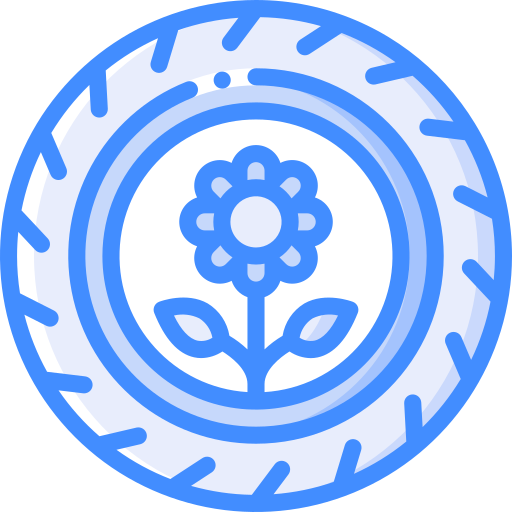 flor Basic Miscellany Blue Ícone