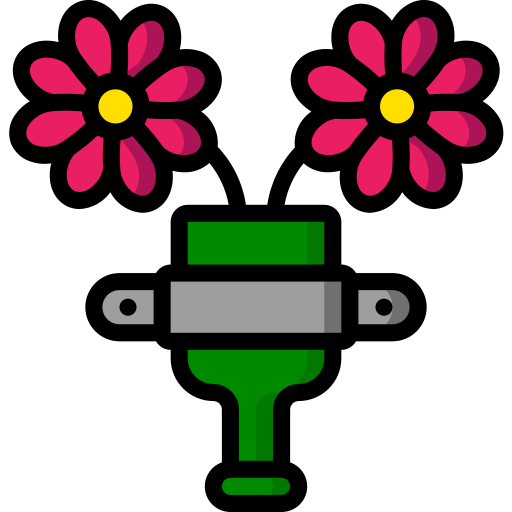 vaso di fiori Basic Miscellany Lineal Color icona