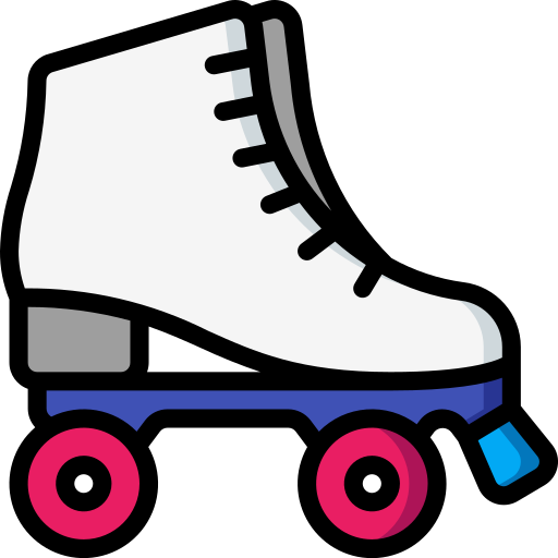 Roller skate Basic Miscellany Lineal Color icon