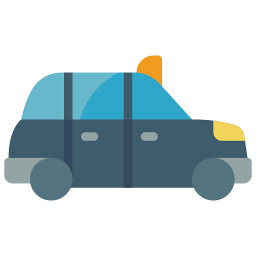 taksówka Basic Miscellany Lineal Color ikona
