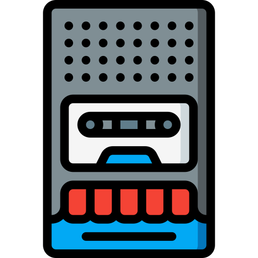 Tape recorder Basic Miscellany Lineal Color icon