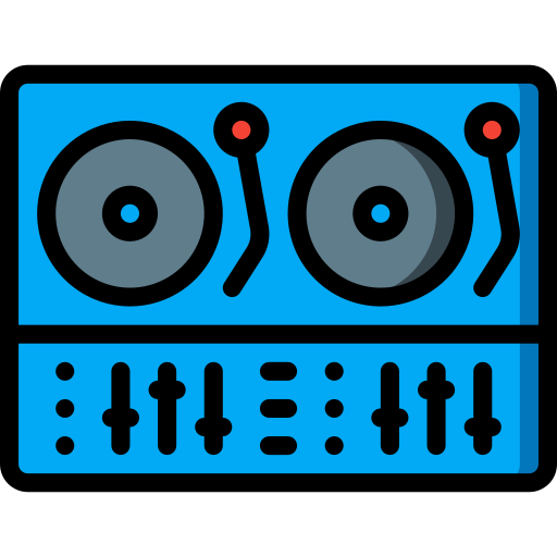 Dj mixer Basic Miscellany Lineal Color icon