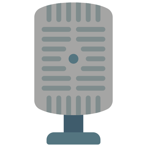 Microphone Basic Miscellany Flat icon