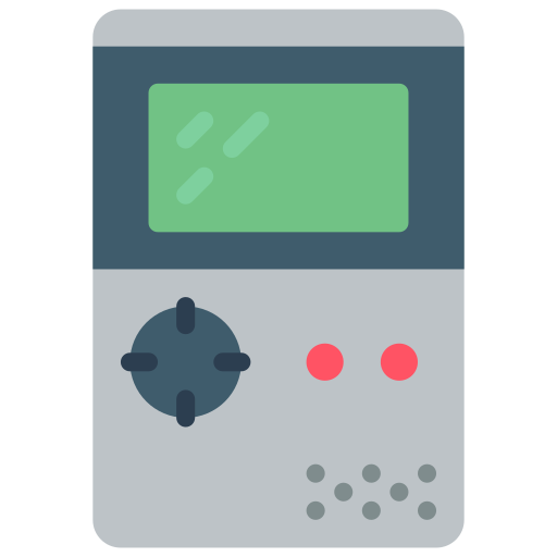 Handheld console Basic Miscellany Flat icon