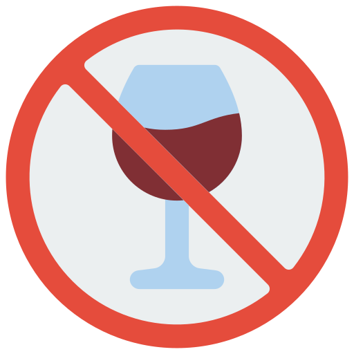 No alcohol Basic Miscellany Lineal Color icon