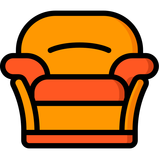 Armchair Basic Miscellany Lineal Color icon