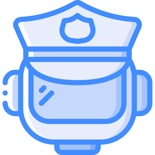 警官 Basic Miscellany Blue icon