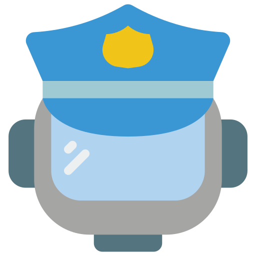 policjant Basic Miscellany Flat ikona