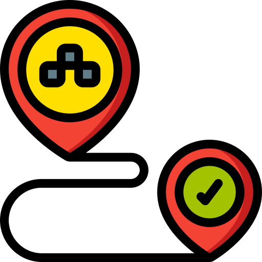 ruta Basic Miscellany Lineal Color icono