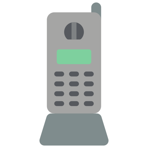 teléfono Basic Miscellany Flat icono