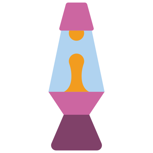 Lava lamp Basic Miscellany Flat icon