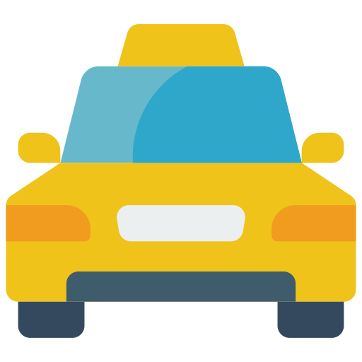 Taxi Basic Miscellany Lineal Color icon