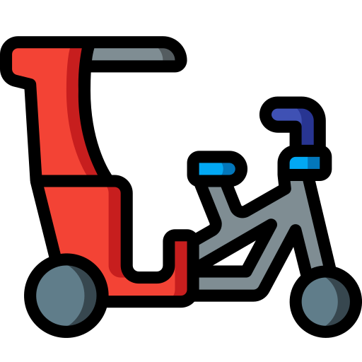 bicicleta Basic Miscellany Lineal Color icono