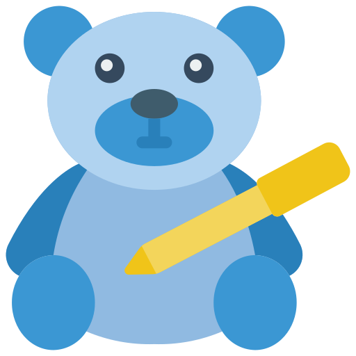 Teddy  bear Basic Miscellany Flat icon