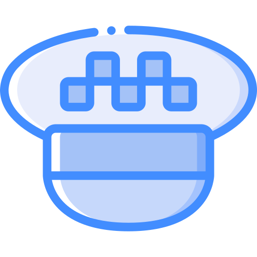 Hat Basic Miscellany Blue icon