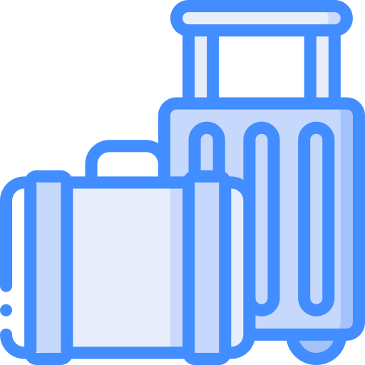 Luggage Basic Miscellany Blue icon