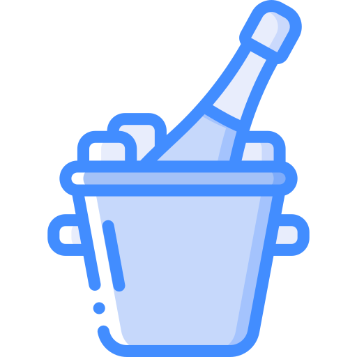 Champagne Basic Miscellany Blue icon