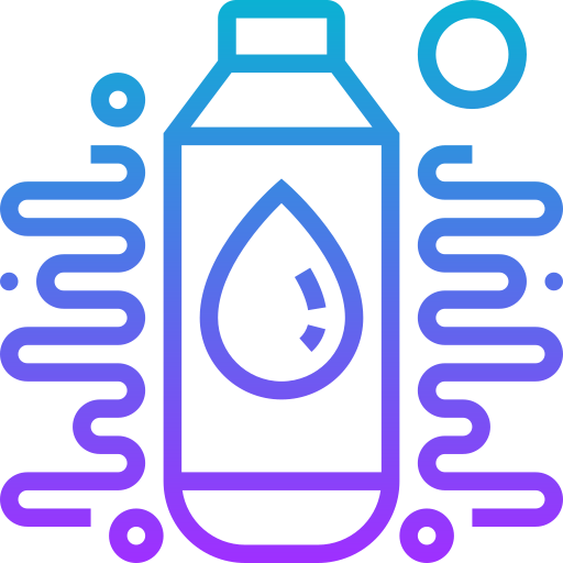 botella de agua Meticulous Gradient icono