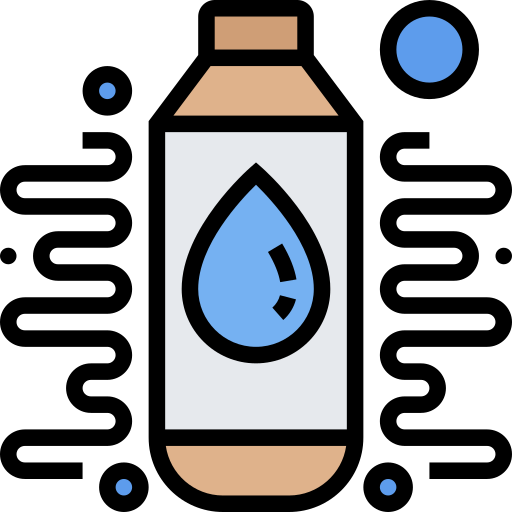 bottiglia d'acqua Meticulous Lineal Color icona