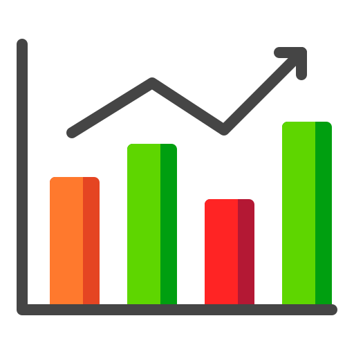 staafdiagram Generic Flat icoon