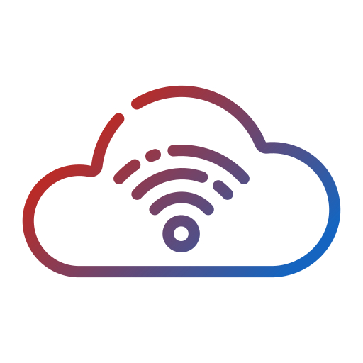 cloud computing Generic Gradient icoon