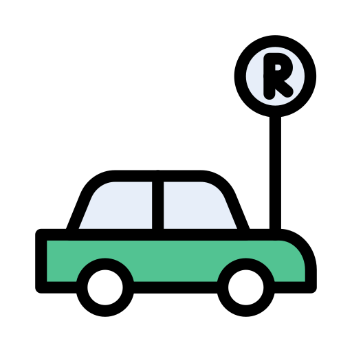 Car park Generic Detailed Outline icon