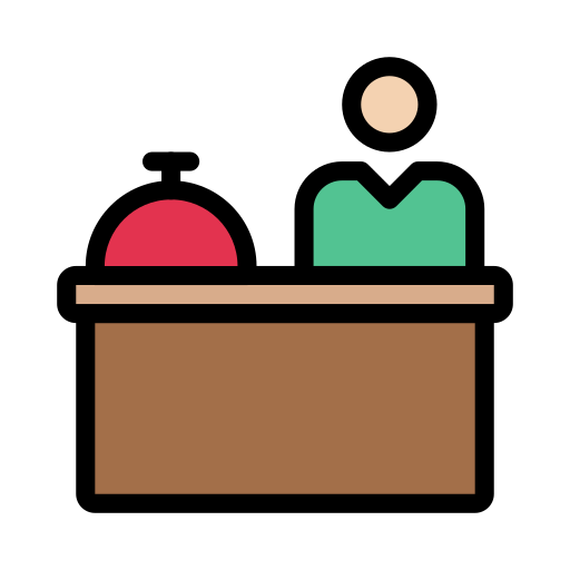 Receptionist Generic Detailed Outline icon