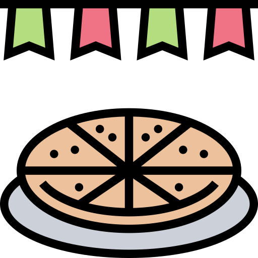 Pizza Meticulous Lineal Color icon