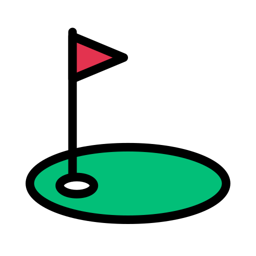 le golf Generic Detailed Outline Icône