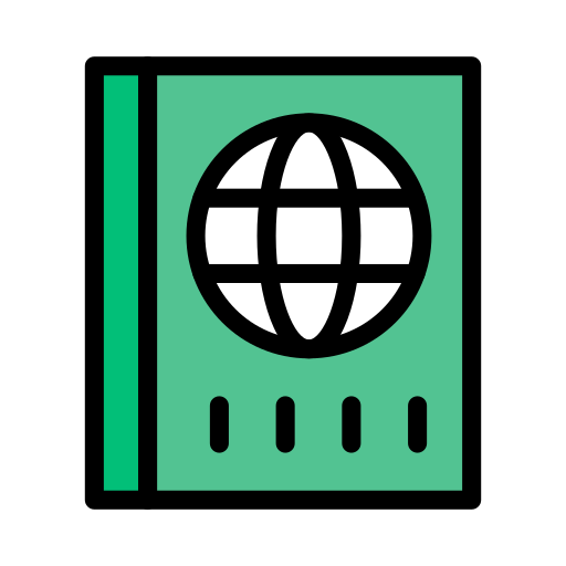 paszport Generic Detailed Outline ikona