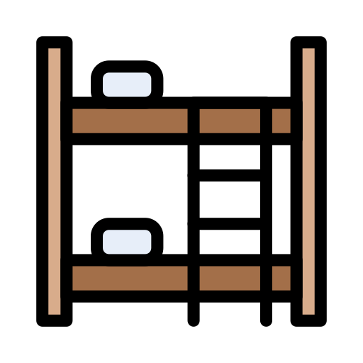 Bunk bed Generic Detailed Outline icon