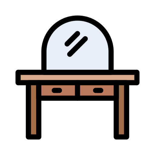 Dressing table Generic Detailed Outline icon
