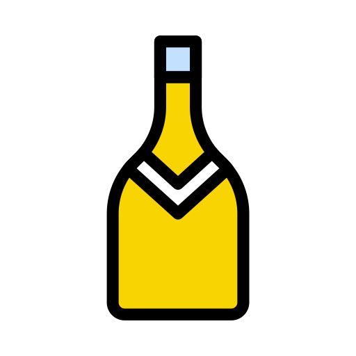 bottiglia di vino Generic Detailed Outline icona