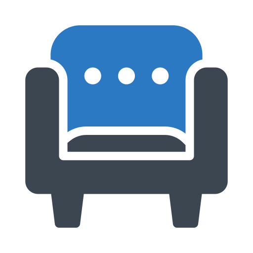 sofá Vector Stall Fill icono