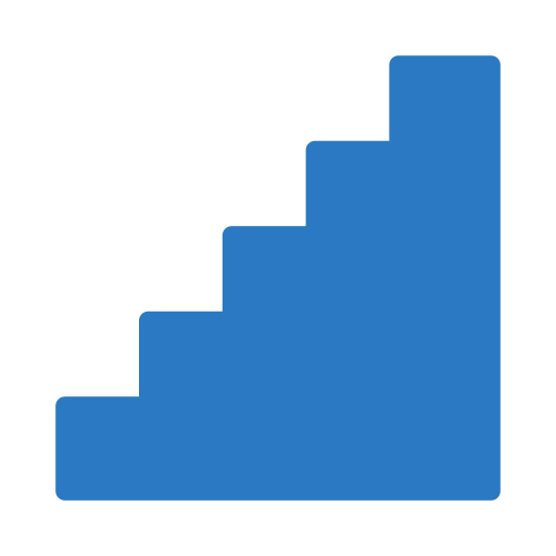 fare un passo Vector Stall Fill icona