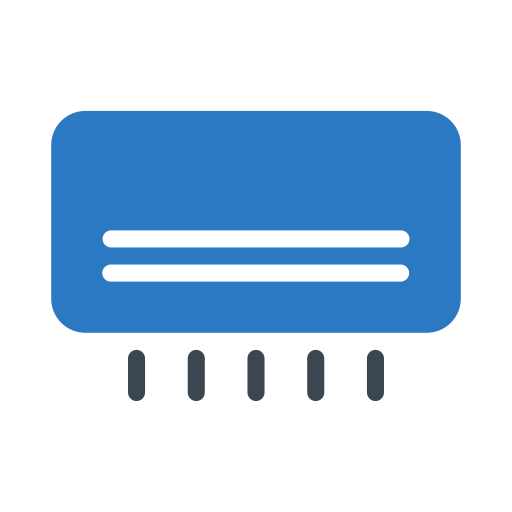 Air conditioner Vector Stall Fill icon