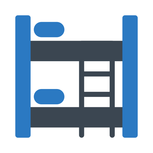 Bunk bed Vector Stall Fill icon
