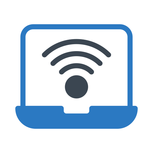 wifi Vector Stall Fill icono