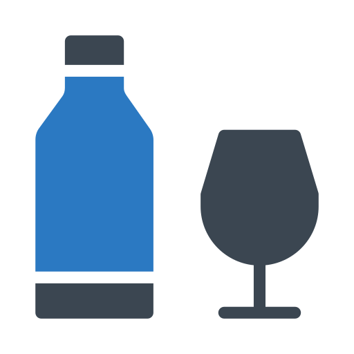 Бутылка вина Vector Stall Fill иконка