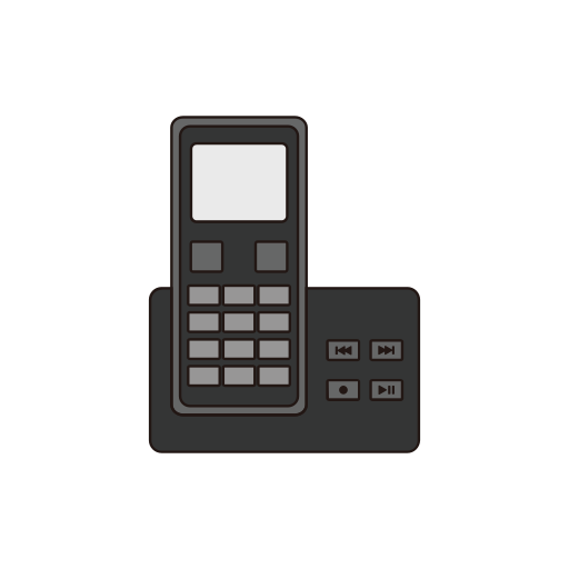 Answering machine Generic Thin Outline Color icon