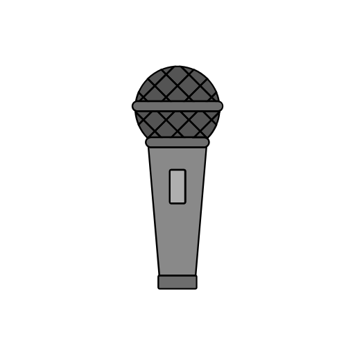 mikrofon Generic Thin Outline Color icon