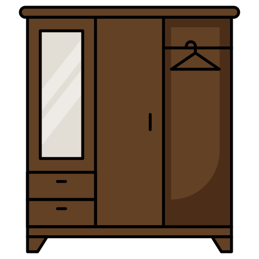 Closet Generic Thin Outline Color icon