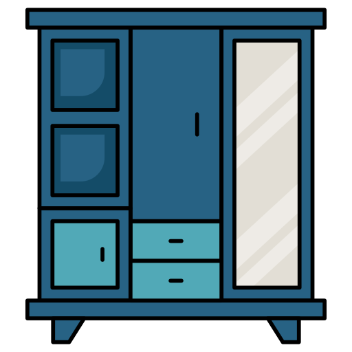 家具 Generic Thin Outline Color icon