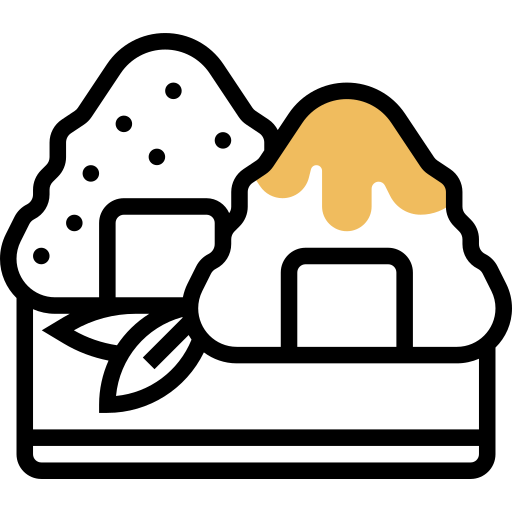 Onigiri Meticulous Yellow shadow icon