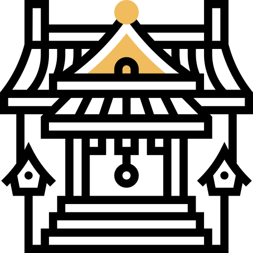 Świątynia Meticulous Yellow shadow ikona