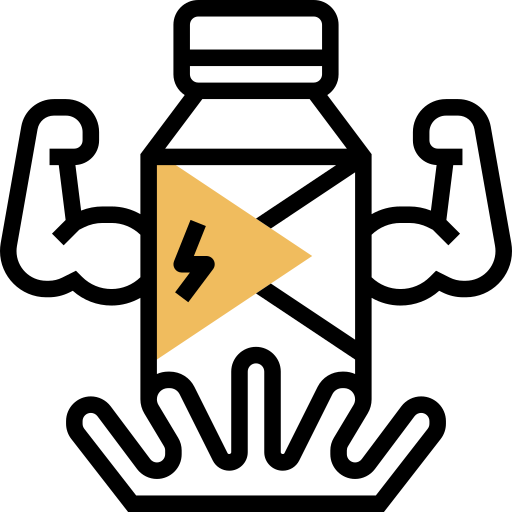 energiegetränk Meticulous Yellow shadow icon
