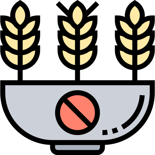 Gluten Meticulous Lineal Color icon