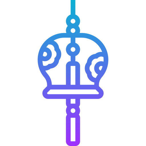 Wind bell Meticulous Gradient icon