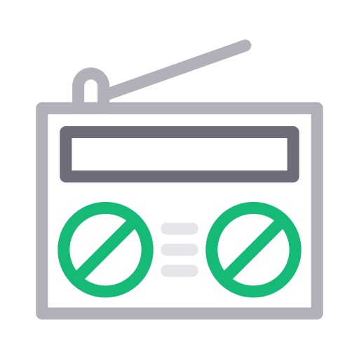 Radio Generic Basic Outline icon