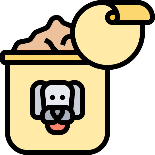 Dog food Meticulous Lineal Color icon